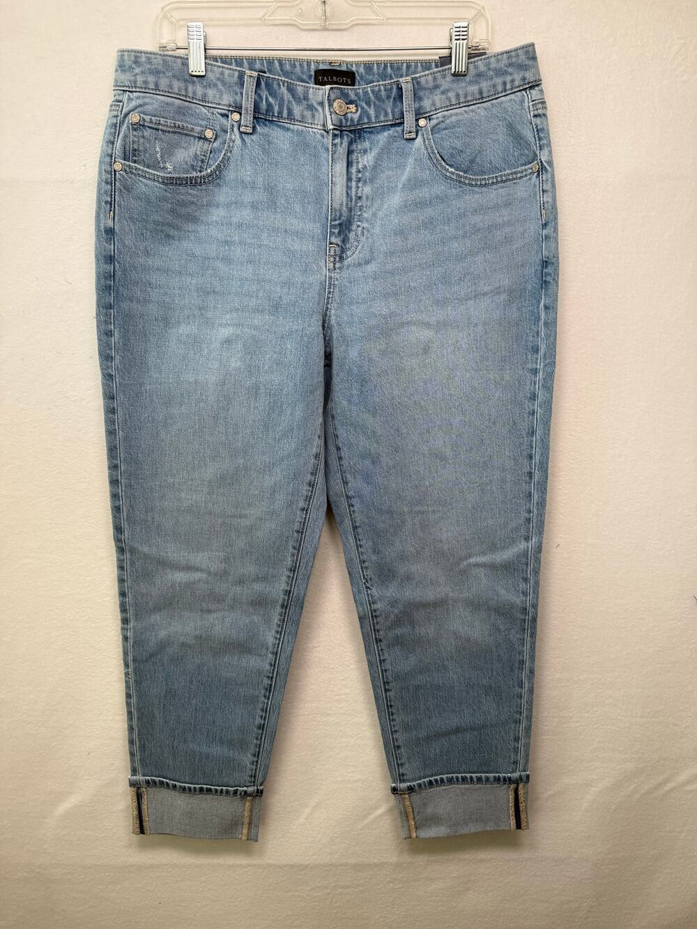 Talbots Everyday Relaxed Jeans, Selena Wash, Size 10 - NEW!